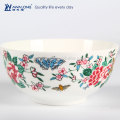 Floral Divided Plates And Dishes Bone China Dinnerware Manufacturer